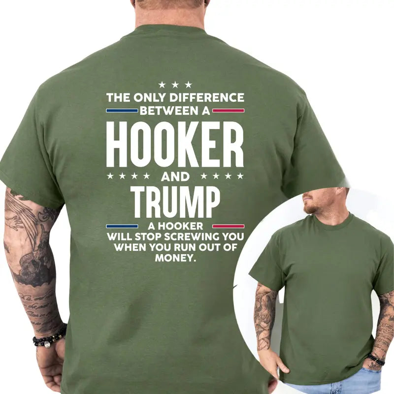 "The Only Difference" Political Satire T-Shirt
