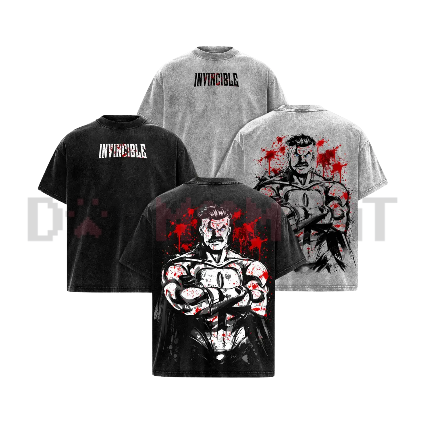Vintage Omni-Man "Invincible" Shirt – 90s Bootleg Viltrumite Graphic Tee