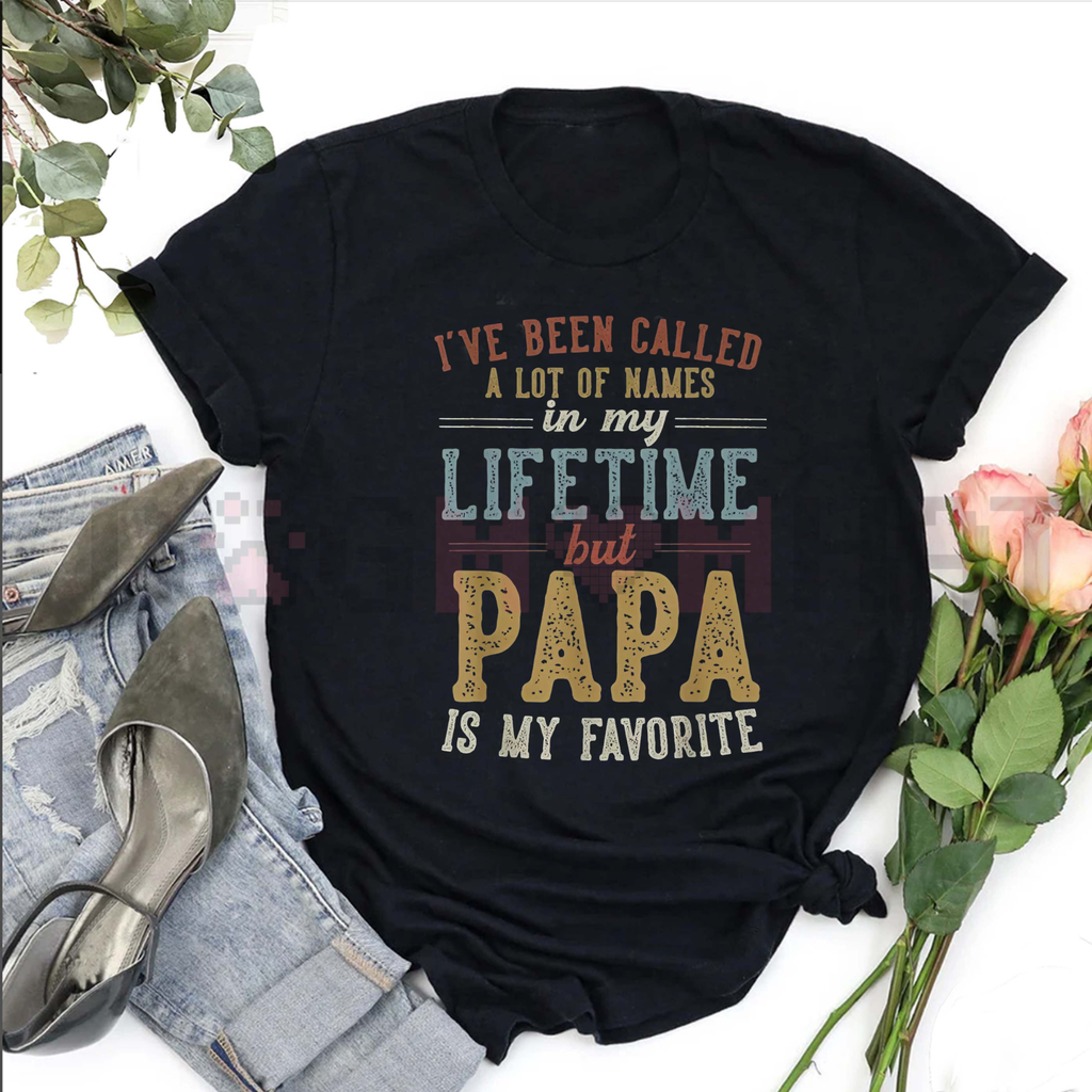 "Papa Is My Favorite Name" Father's Day T-Shirt