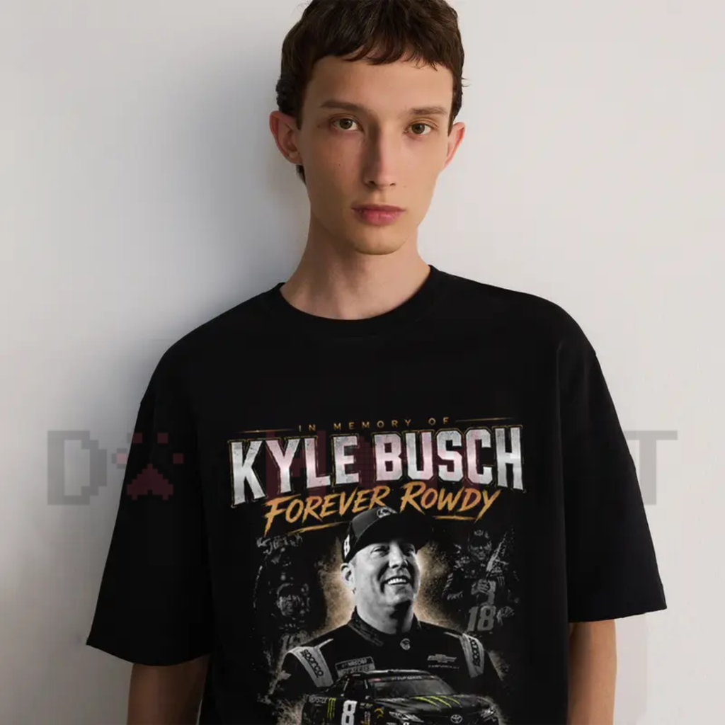 Kyle Busch "FOREVER ROWDY" Graphic T-Shirt