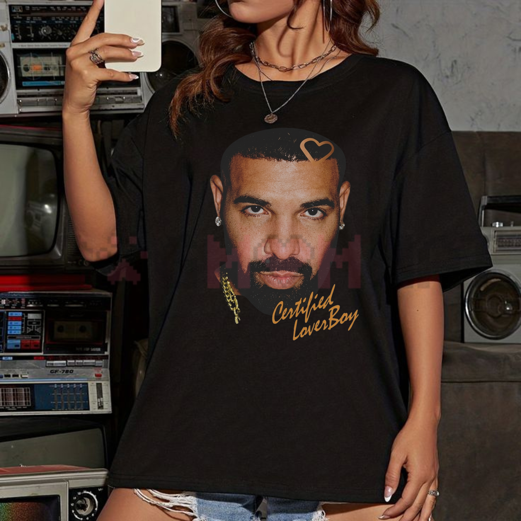 Drake "CLB" Graphic Tee – Certified Lover Boy Streetwear