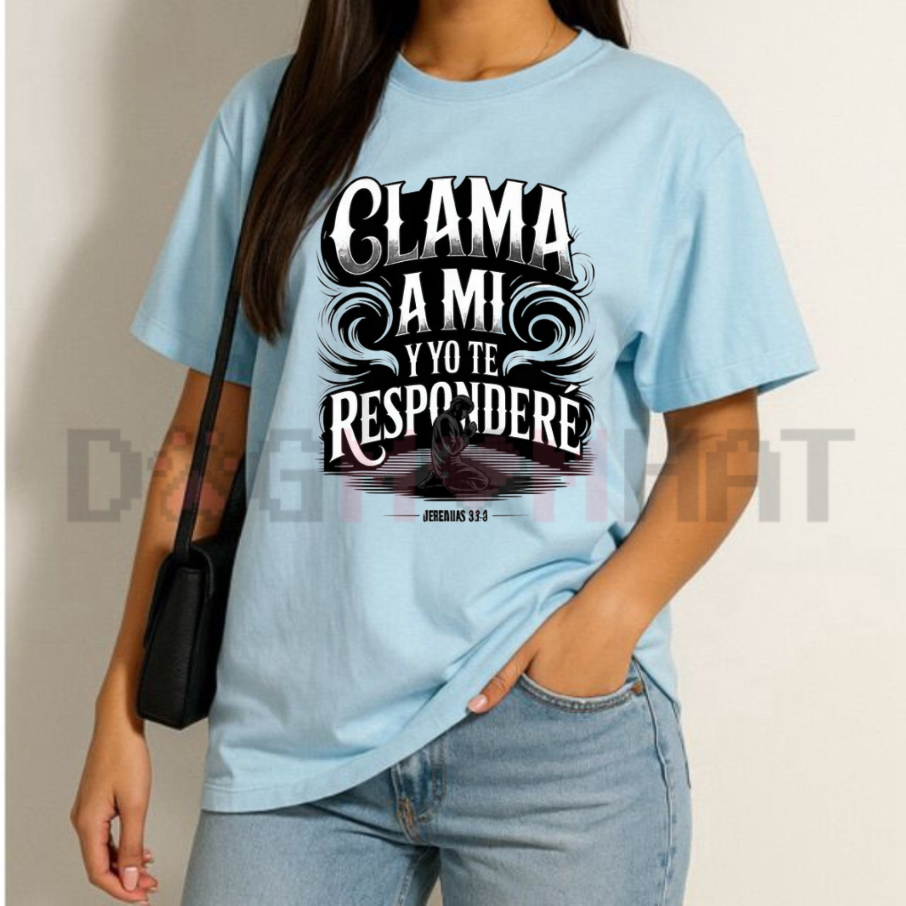 Jeremías 33:3 "Clama a Mí" Graphic Tee