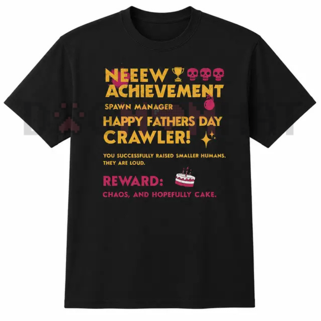 "Spawn Manager" Funny Gamer Father's Day T-Shirt