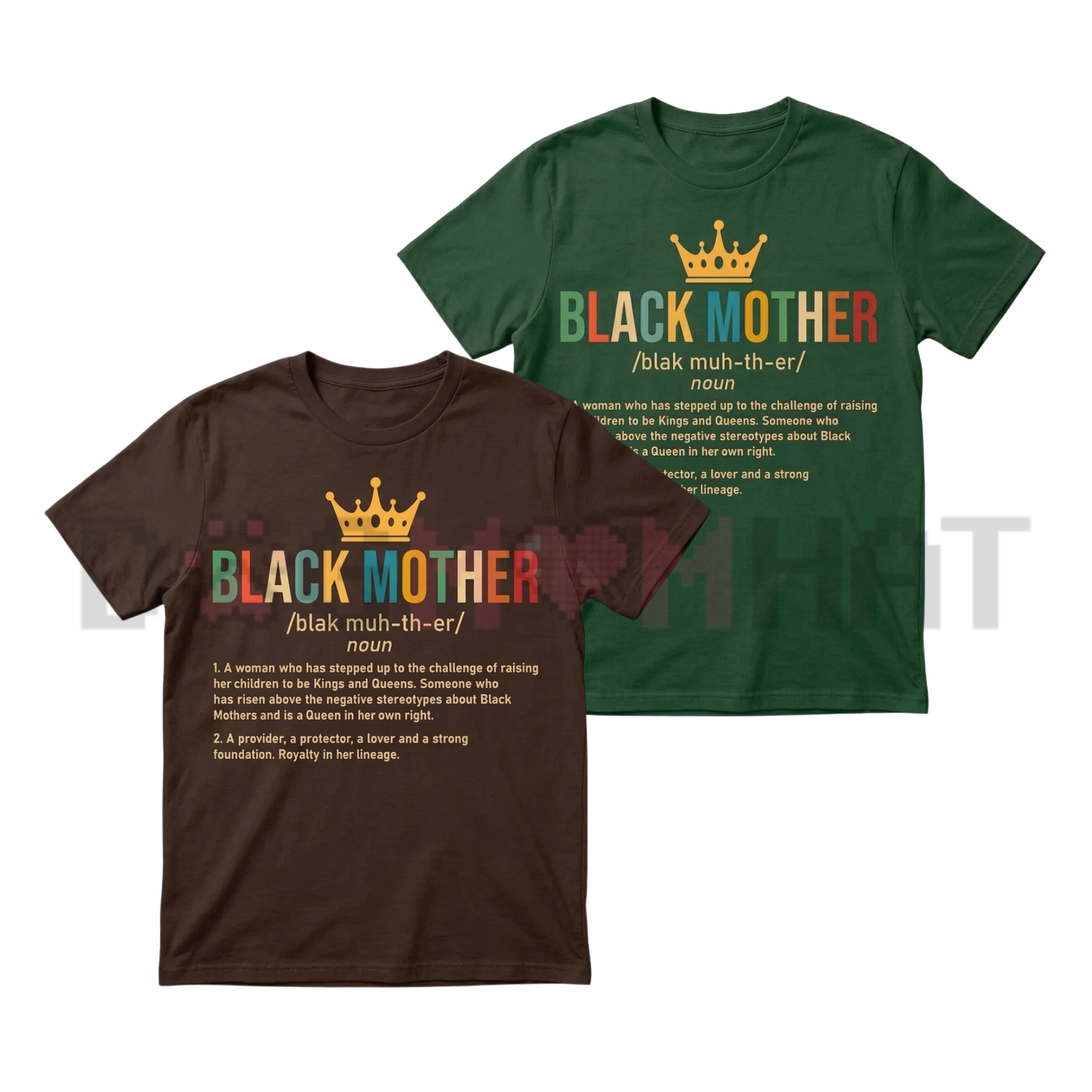 Black Mother Definition T-Shirt