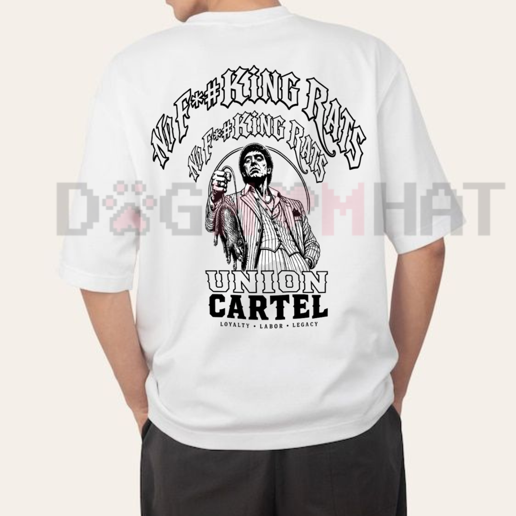 "No Fing Rats" Funny Union Labor T-Shirt