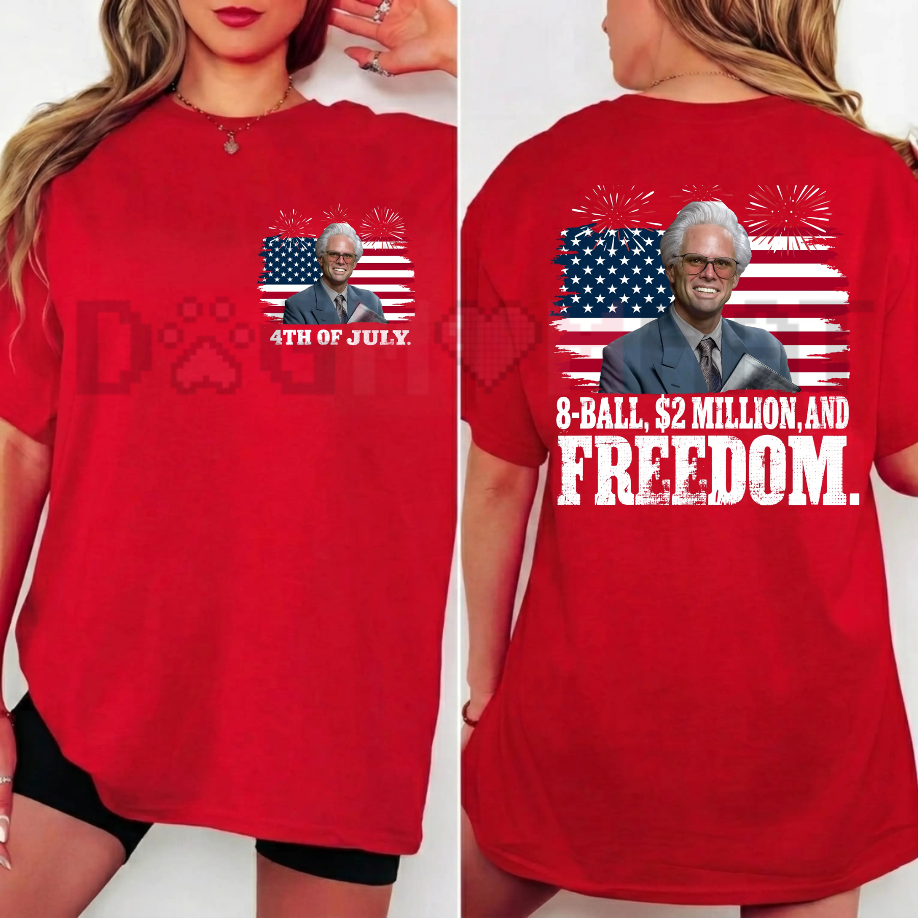 Baby Billy's "4th of July 8-Ball & $2 Million" T-Shirt
