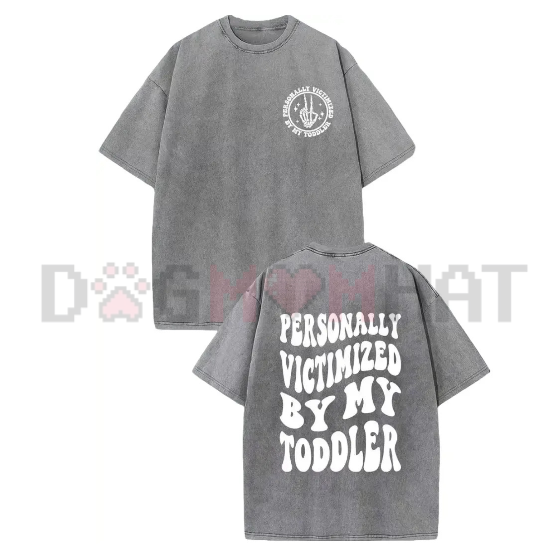 Double-Sided "Under Caffeinated & Over Stimulated" T-Shirt