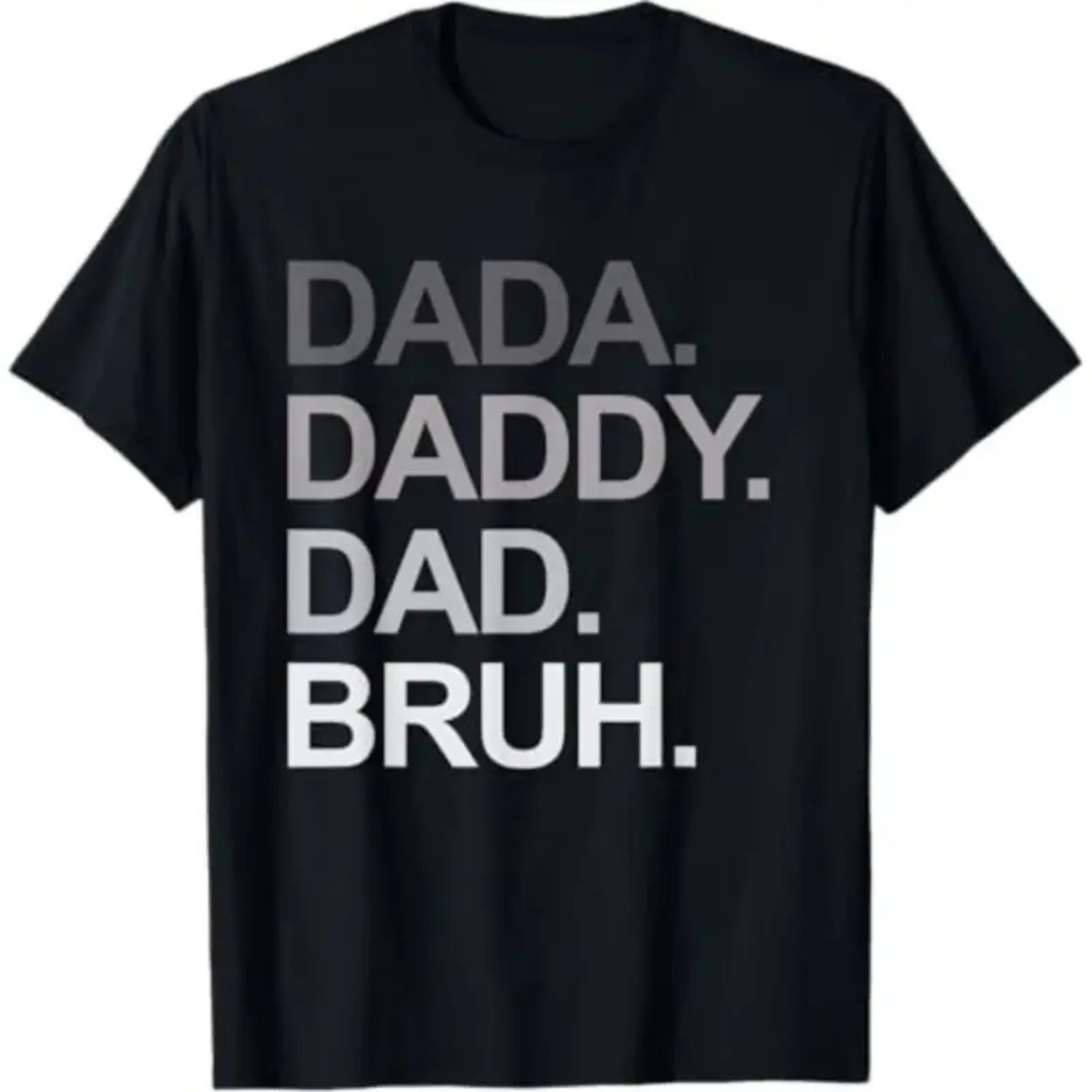 Funny "Dada Daddy Dad Bruh" Golf T-Shirt