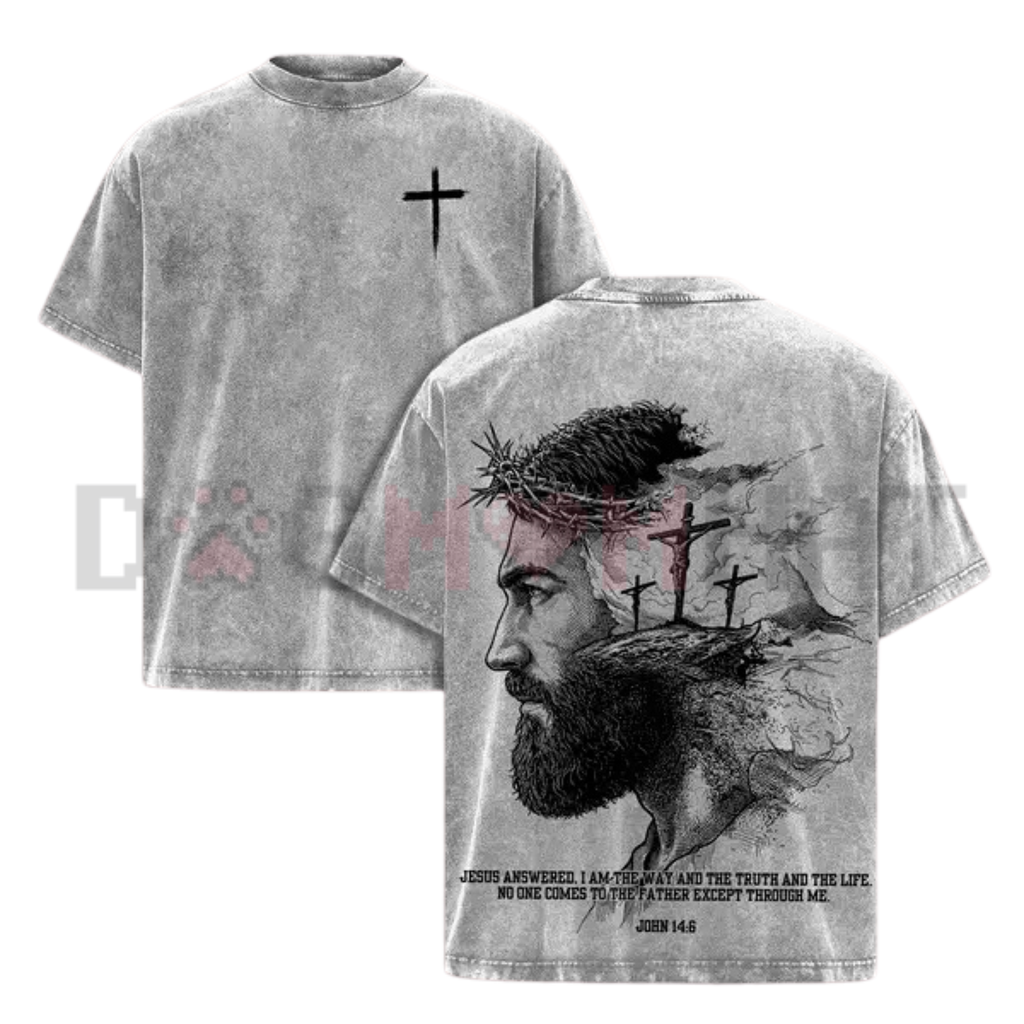 Washed Jesus Christ "John 14:6" T-Shirt