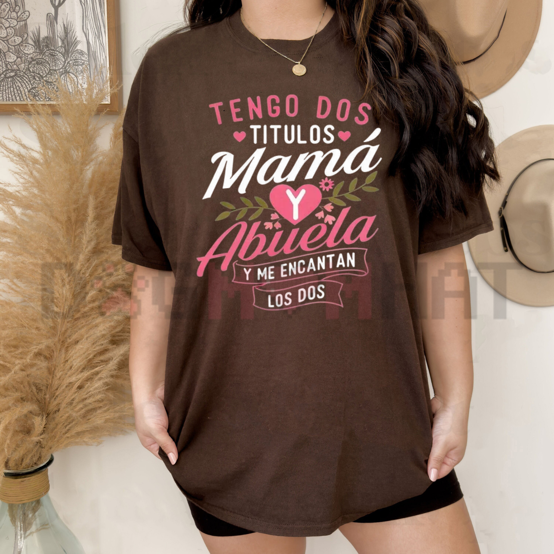 The Matriarch Legacy T-Shirt – "Mom & Grandma" Dual-Title Graphic Tee