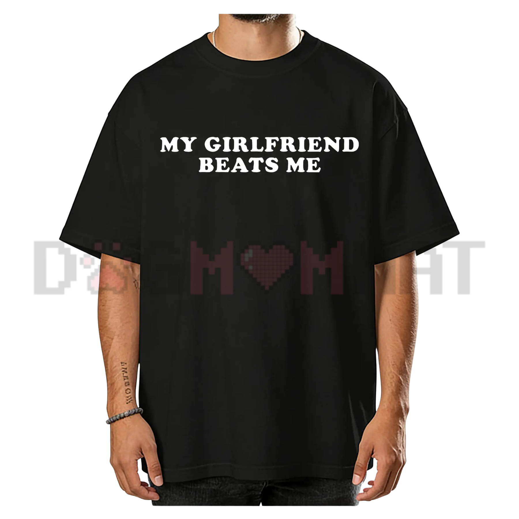 "My Girlfriend Beats Me" Funny Gamer T-shirt