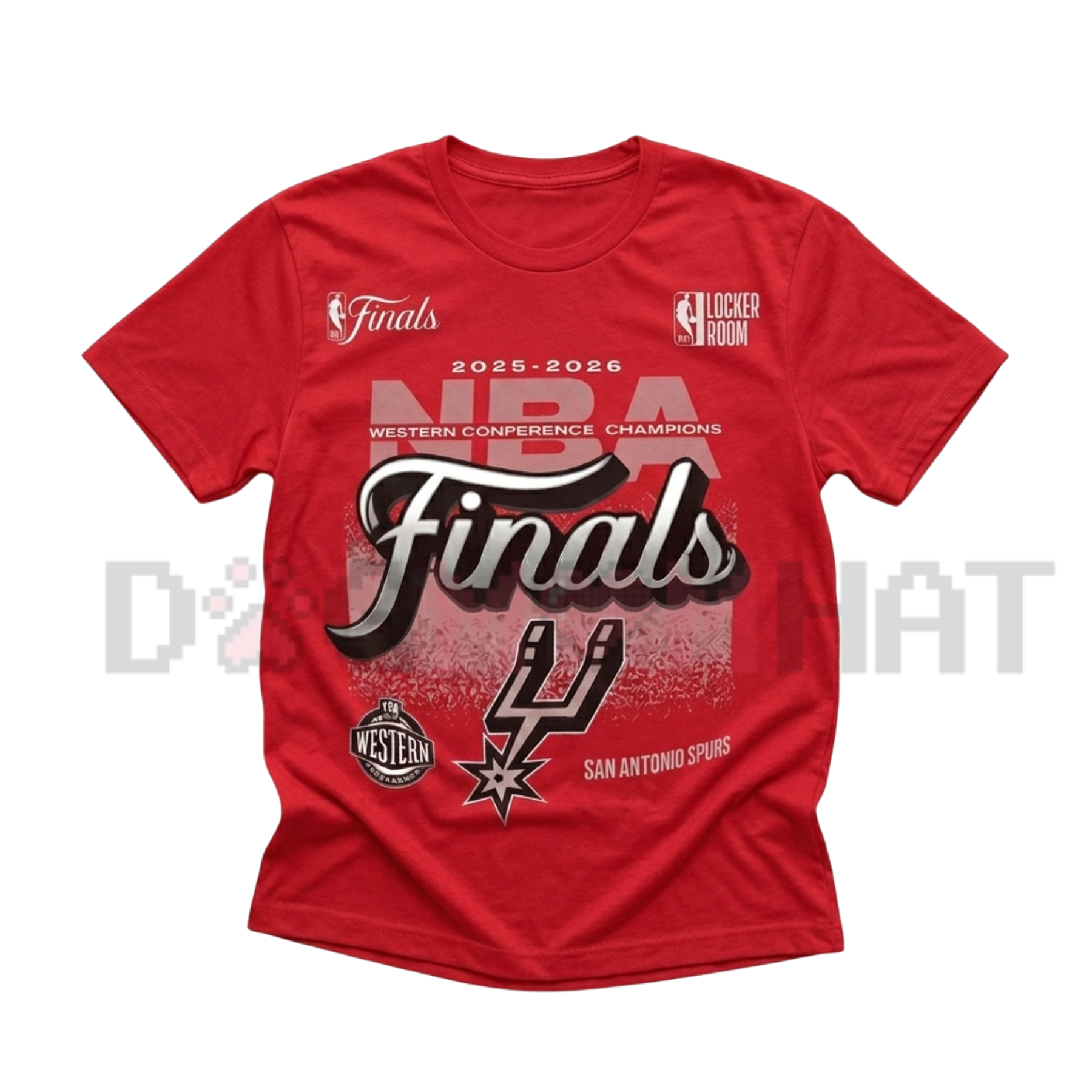 Spurs Fanatics 2026 Western Conference Champions Locker Room T-Shirt