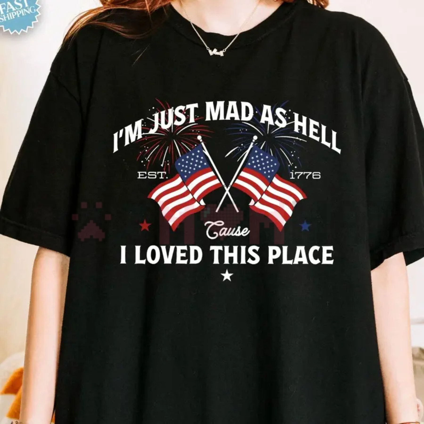 "Mad As Hell Est. 1776" Patriotic T-Shirt