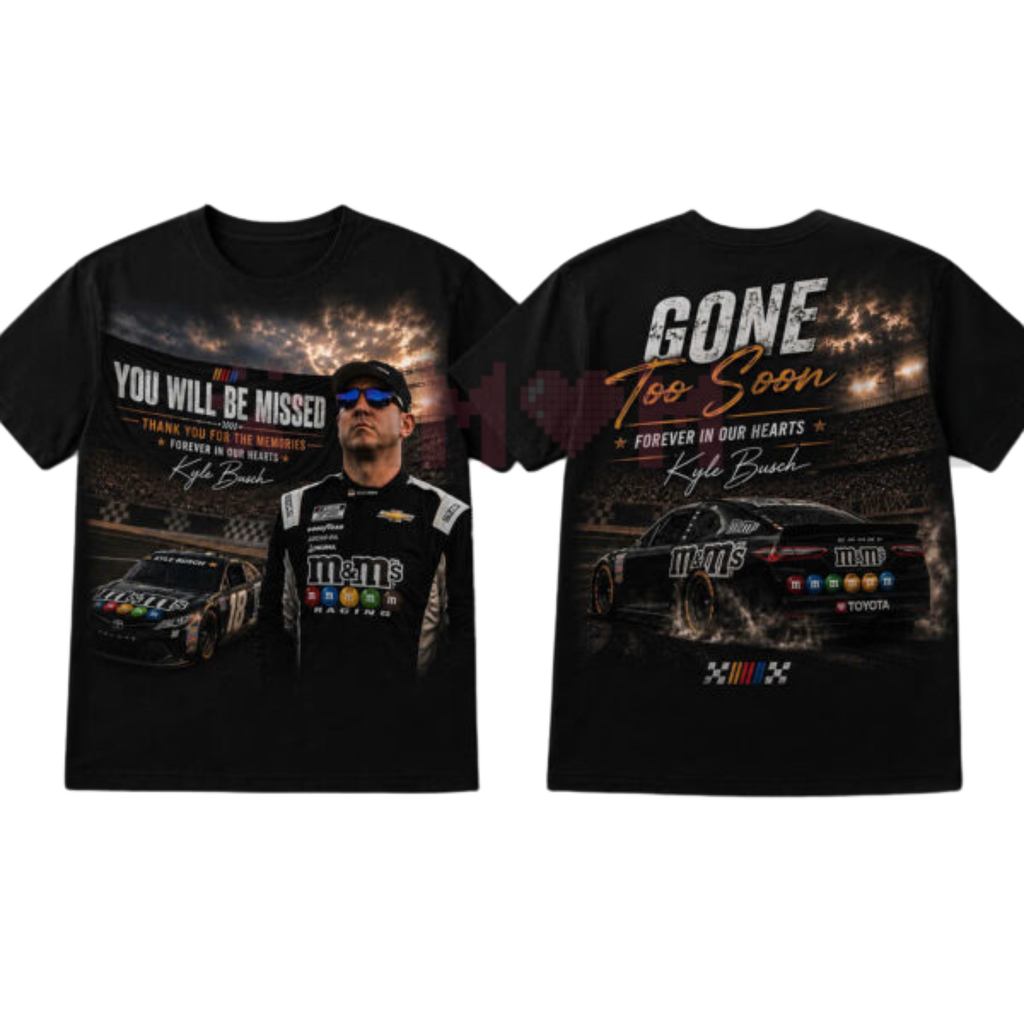Kyle Busch "RIP Gone Too Soon" Vintage Racing T-Shirt