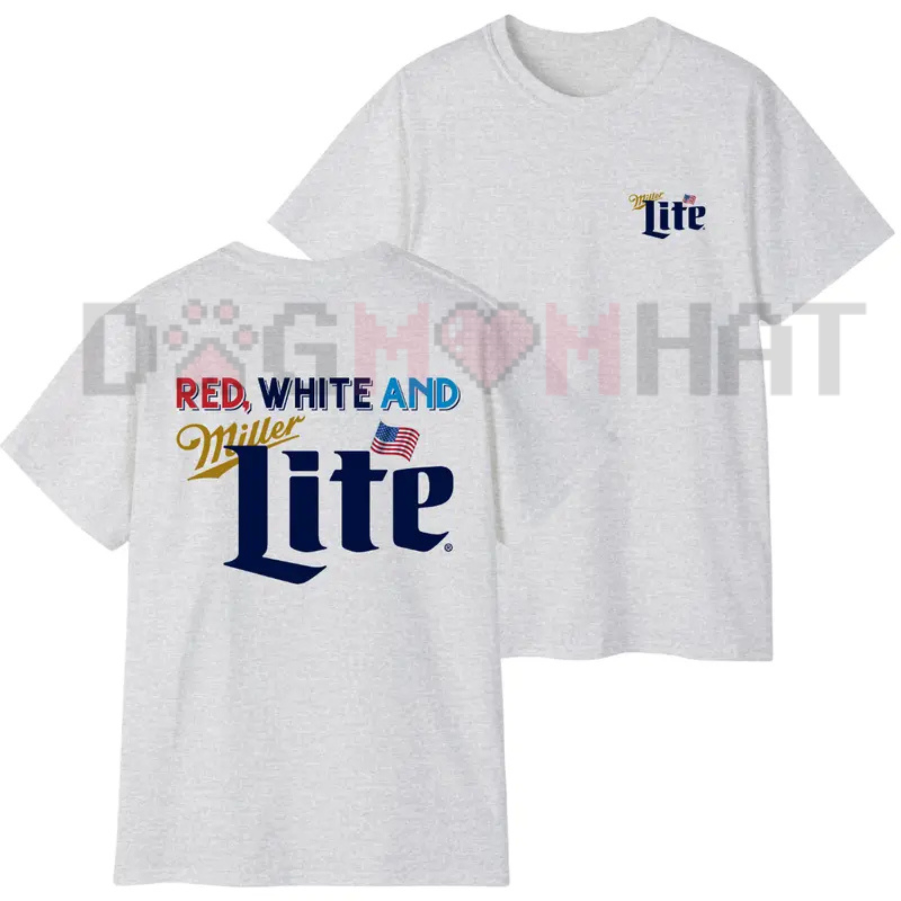 "Red White And Lite" Colorful 4th of July T-Shirt