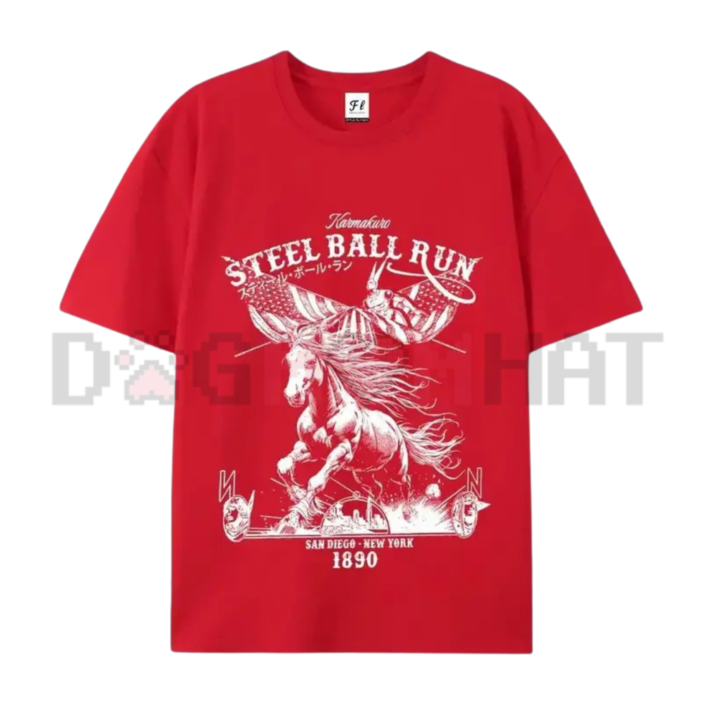 SBR "Steel Ball Run" Horse Racing T-Shirt