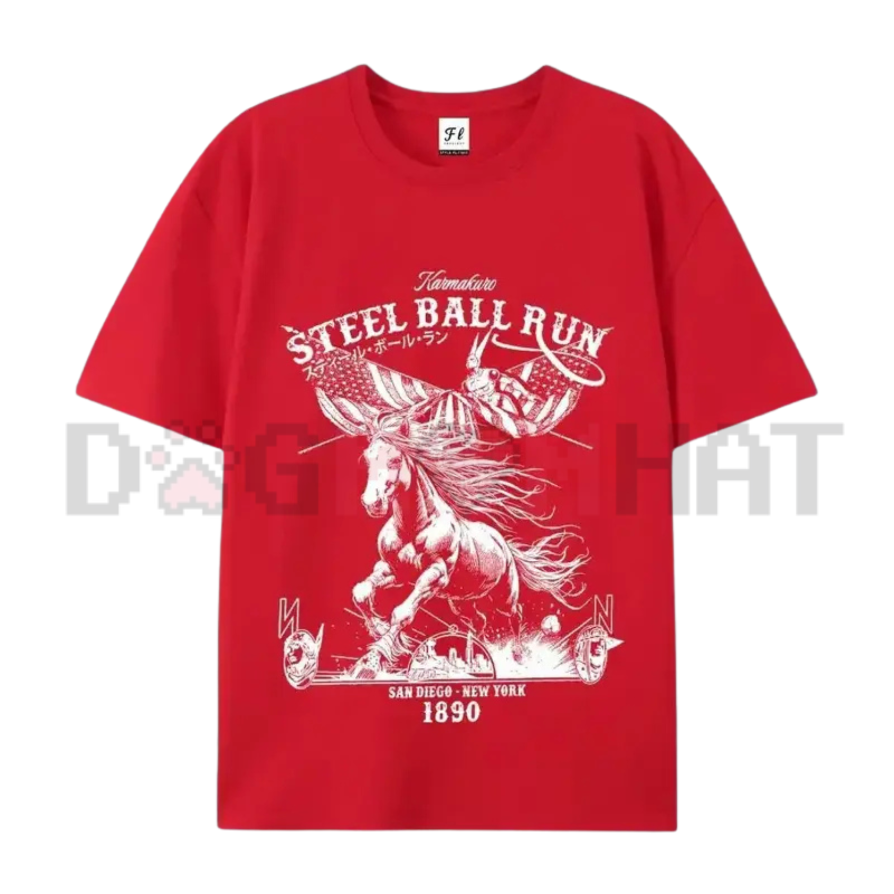 SBR "Steel Ball Run" Horse Racing T-Shirt