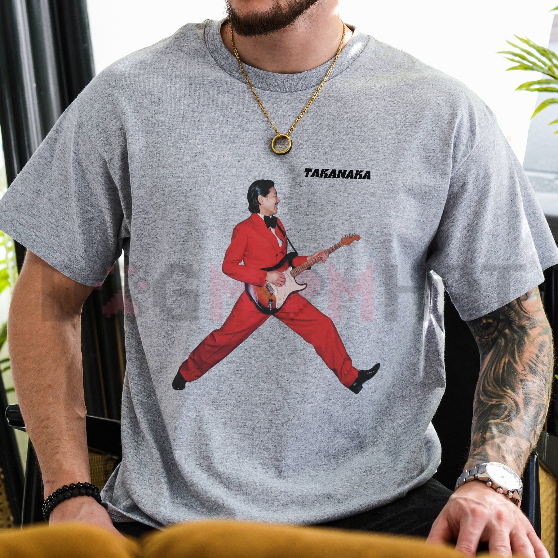 Masayoshi Takanaka Graphic Tee – Vintage Japanese Jazz Fusion T-Shirt