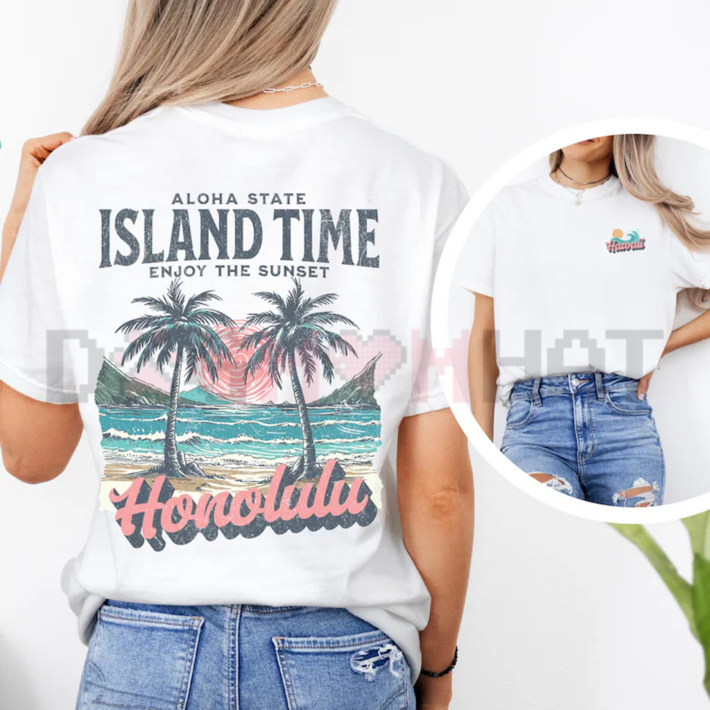 Hawaiian Island Vibes Comfort T-Shirt