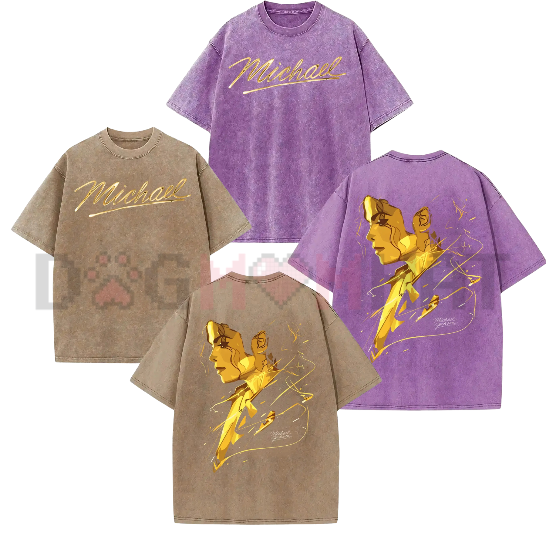 Michael Jackson "King of Pop" Double-Sided T-Shirt