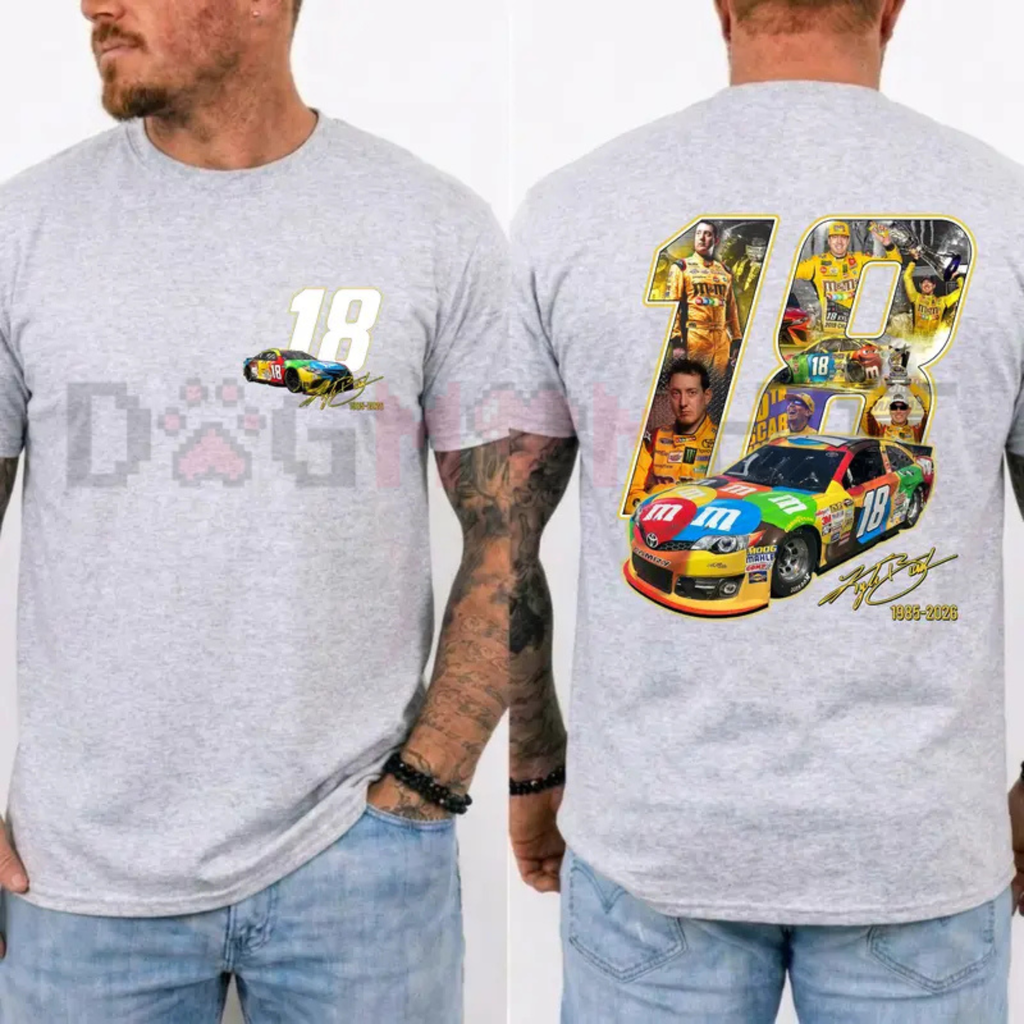 "Rowdy Legend" Kyle Busch #18 Era Tribute T-Shirt