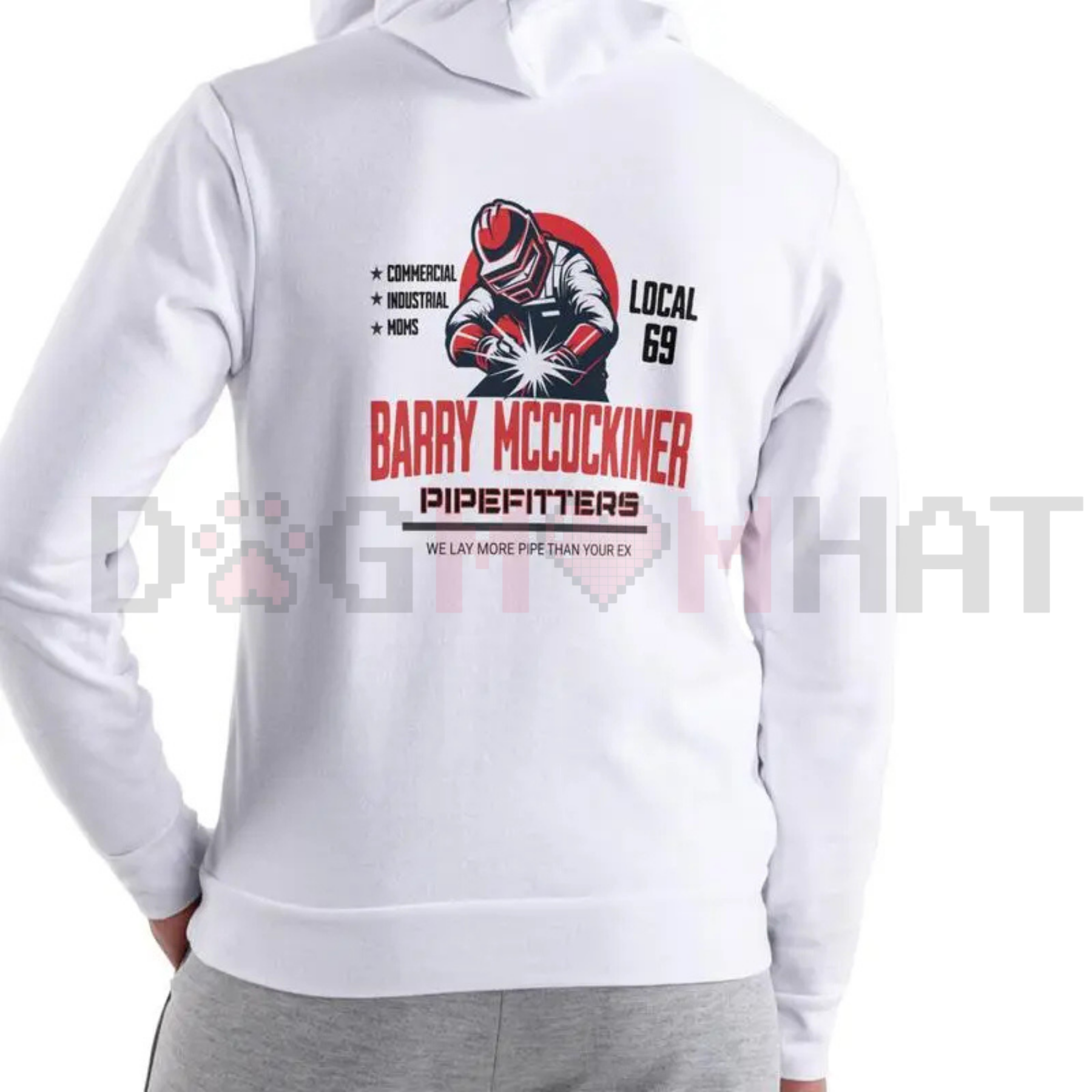 Barry McCockiner Pipefitters Local 69 Hoodie
