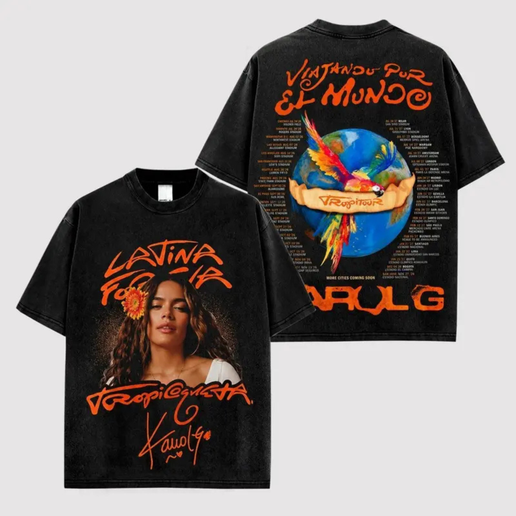 "Viajando Por El Mundo" Tropitour T-Shirt