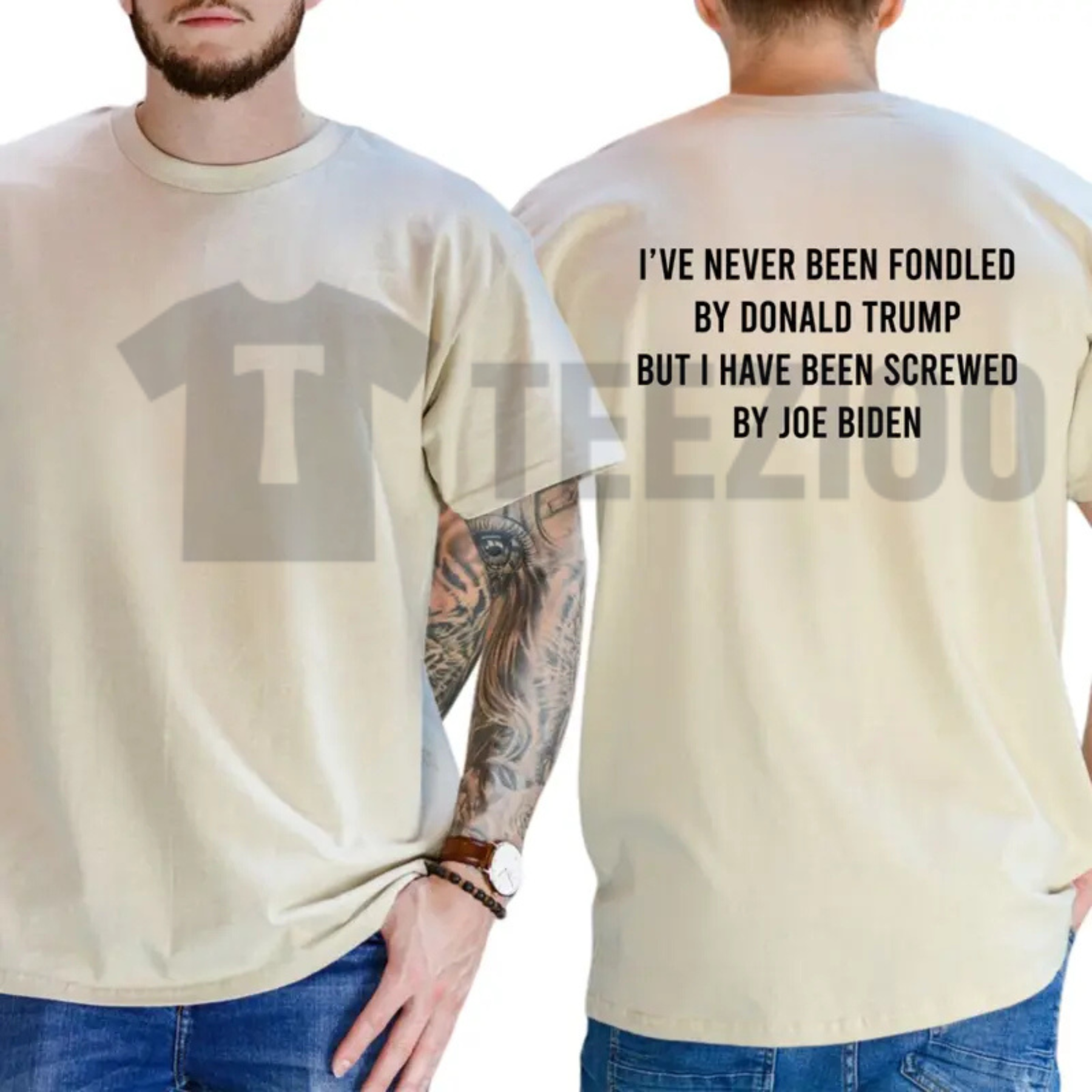 "Screwed By Joe Biden" Satire T-Shirt – Funny Conservative Graphic Tee