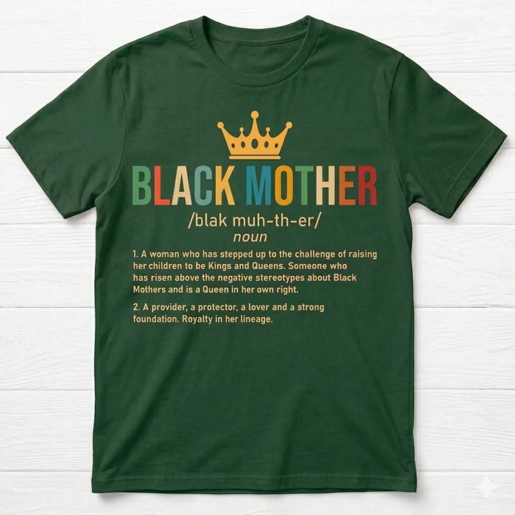 Black Mother Definition T-Shirt