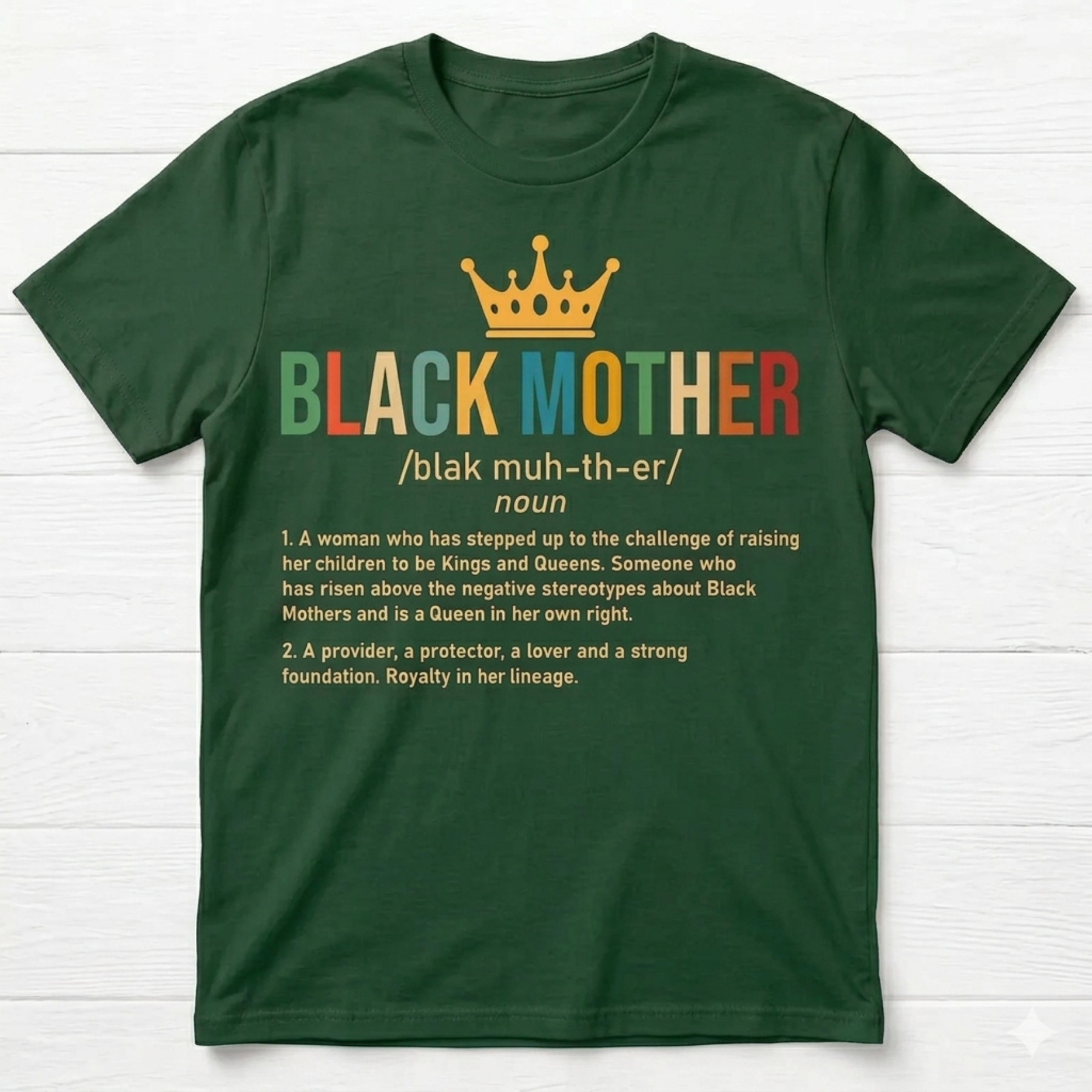 Black Mother Definition T-Shirt