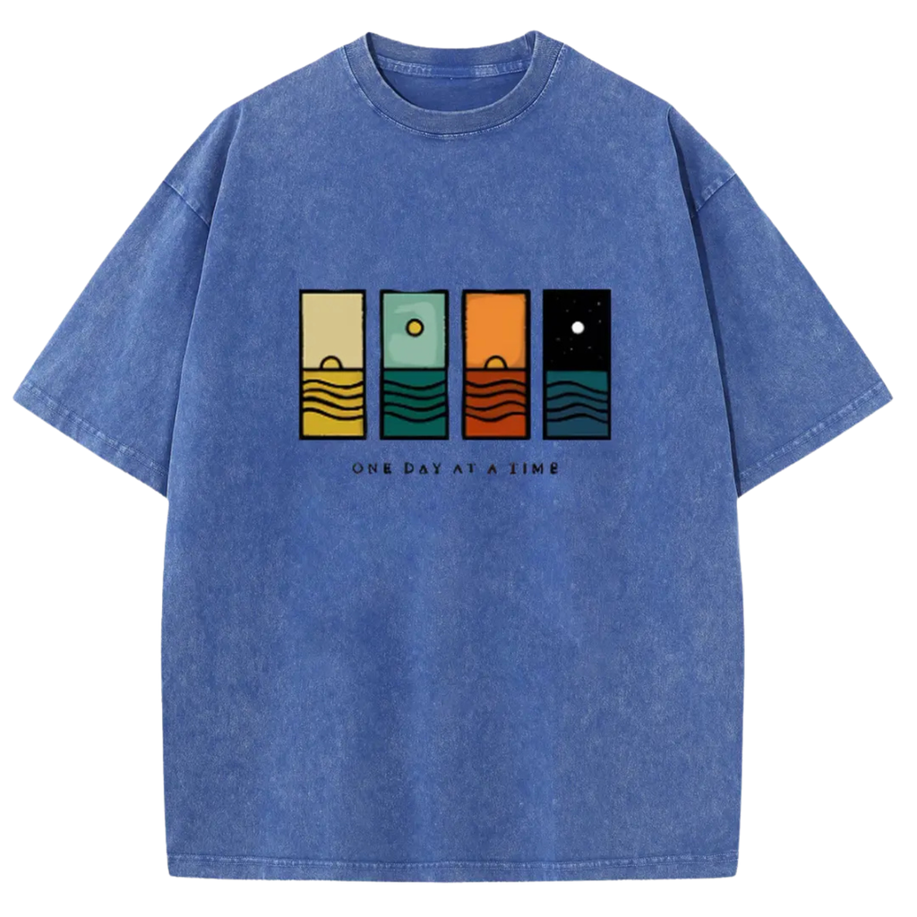 Holafish "One Day At A Time" Graphic T-Shirt