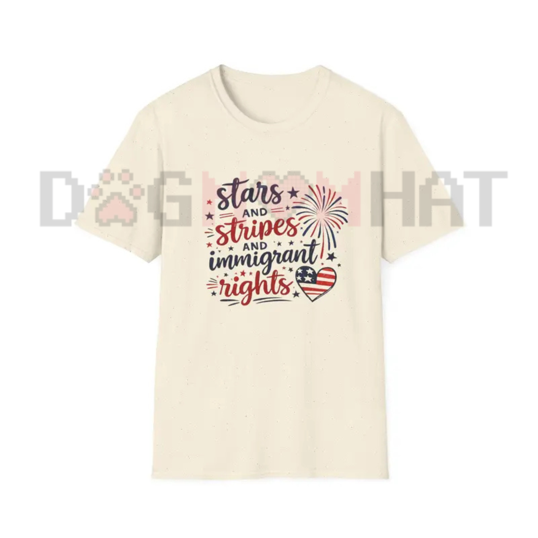 Stars-and-Stripes Immigrant Rights T-Shirt