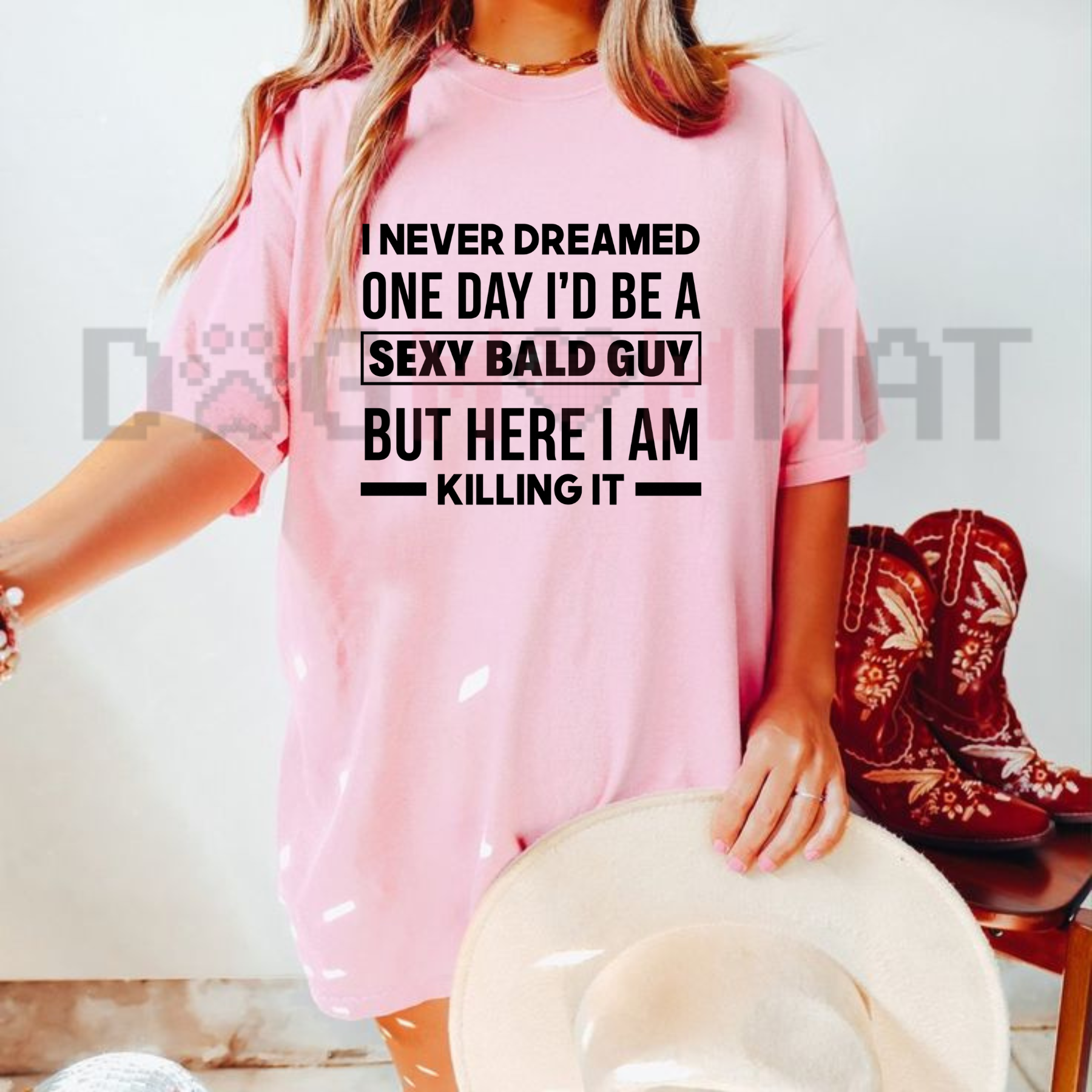 "Sexy Bald Guy" Funny T-Shirt