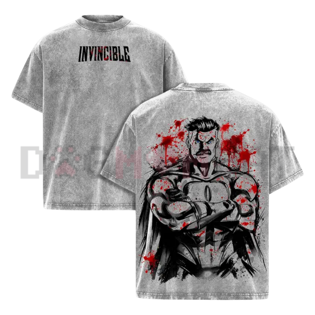 Vintage Omni-Man "Invincible" Shirt – 90s Bootleg Viltrumite Graphic Tee