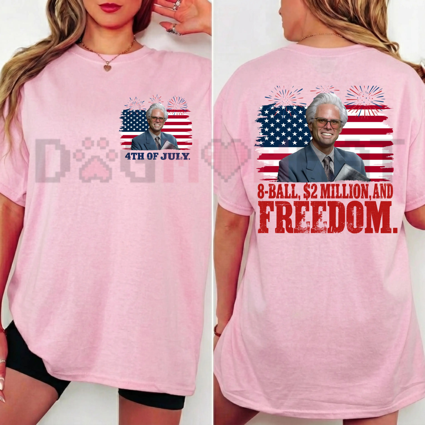 Baby Billy's "4th of July 8-Ball & $2 Million" T-Shirt