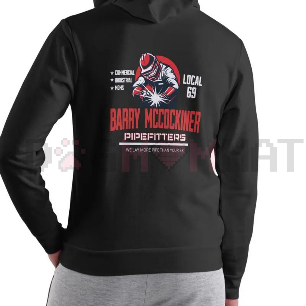 Barry McCockiner Pipefitters Local 69 Hoodie