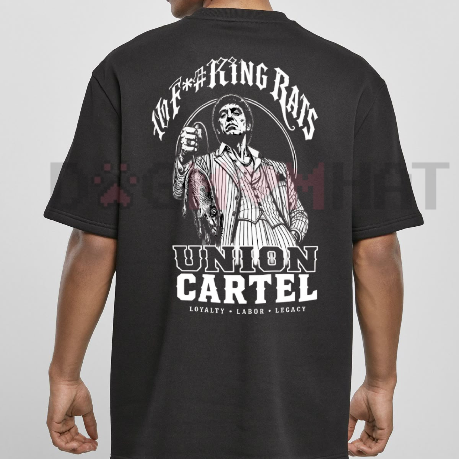 "No Fing Rats" Funny Union Labor T-Shirt