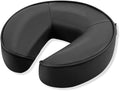 Universal-Size Ergonomic Crescent Memory Foam Face Cushion 632 for Massage Table Chair Headrest (Face Cushion Only) (Memory Foam, Black)