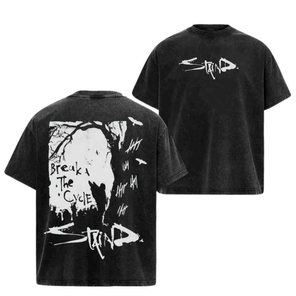 Retro Staind "Break The Cycle" T-Shirt – Vintage Rock Band Tee