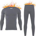HEROBIKER Long Johns Thermal Underwear for Men Skiing Winter Warm Hunting Gear Fleece Lined Base Layer Set Top Bottom