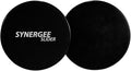 Synergee Core Sliders. Dual Sided Use on Carpet or Hardwood Floors. Abdominal Exercise Equipment