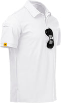 V VALANCH Mens Polo Shirts Short Sleeve Moisture Wicking Golf Polo Athletic Collared Shirt Tennis T-Shirt Tops