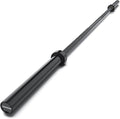 TECHNOAGE 7FT Olympic Barbell Olympic Bar Solid Chrome Barbell 700LBS Load Capacity(2-Inch Plate) for Weightlifting, Squats, Dead-Lifts, Presses, and Lunges