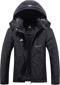 MOERDENG Women's Waterproof Ski Jacket Warm Winter Coat Outdoor Windbreaker Hiking Snowboarding Jacket