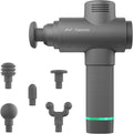 Hyperice Hypervolt 2 Grey - Featuring Quiet Glide Technology - Handheld Percussion Massage Gun | 3 Speeds, 5 Interchangeable Heads | Helps Relieve Sore Muscles and Stiffness