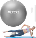 Pilates Ball, 9 Inch Small Exercise Mini Soft Workout Yoga Ball with Exercise Guide, for Home Gym Yoga, Pilates, Core Training, Workout, Balance, Stability