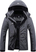 MOERDENG Women's Waterproof Ski Jacket Warm Winter Coat Outdoor Windbreaker Hiking Snowboarding Jacket