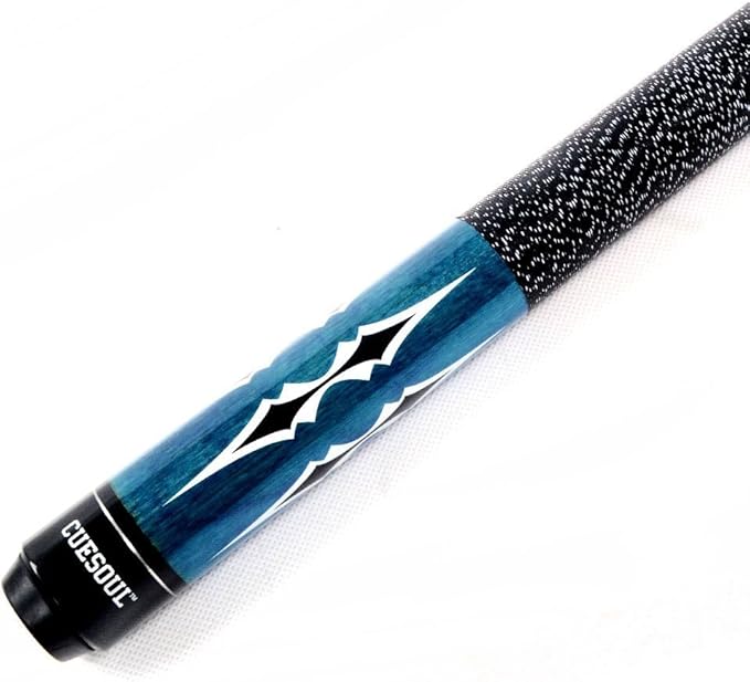CUESOUL 58 Inch 19oz/20oz Maple Billiard Stick Pool Cue Set 11.5mm/13mm Tip[Weight Adjustable]