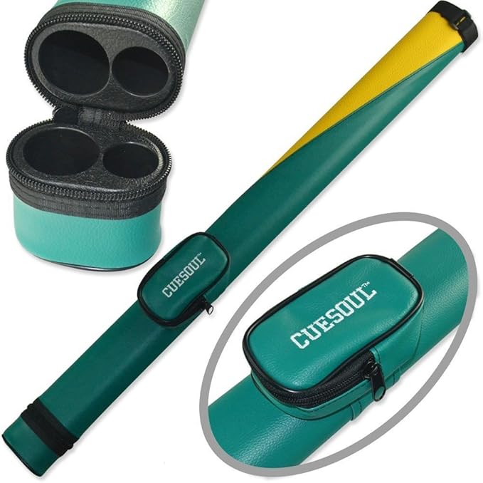 CUESOUL 58 Inch 19oz/20oz Maple Billiard Stick Pool Cue Set 11.5mm/13mm Tip[Weight Adjustable]