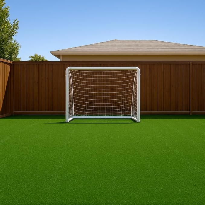 Ottomanson Artificial Turf Golf Hitting Mat 6' x 6'6" Indoor/Outdoor Waterproof Synthetic Fake Grass for Putting Practice Baseball Football Sports Gym Backyard, Custom Size 2' up to 30'